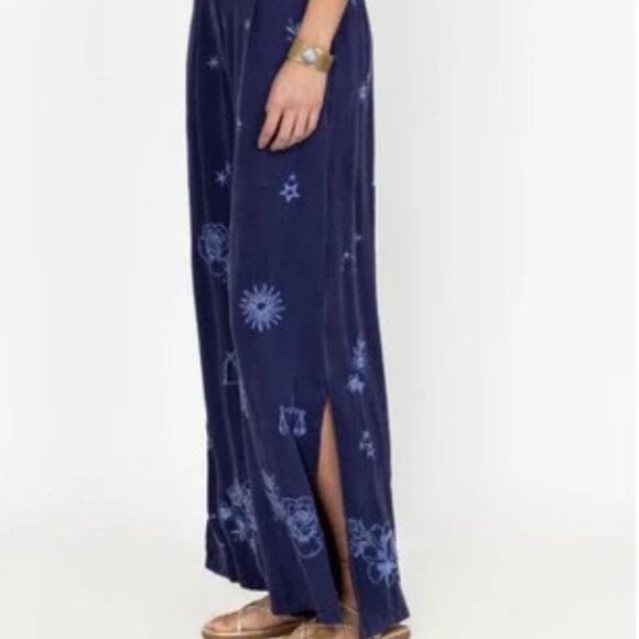 Johnny Was Bijou High Slit Embroidered Pants Boho Luxury XL NWT - Picture 7 of 7